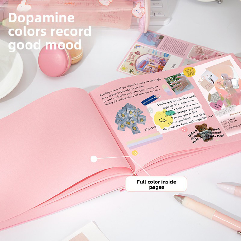 Journal Leather Hardcover - สมุดโน้ตปกหนังสีเข้ม 720 หน้า ขนาด A5 สมุดเปล่าหนา