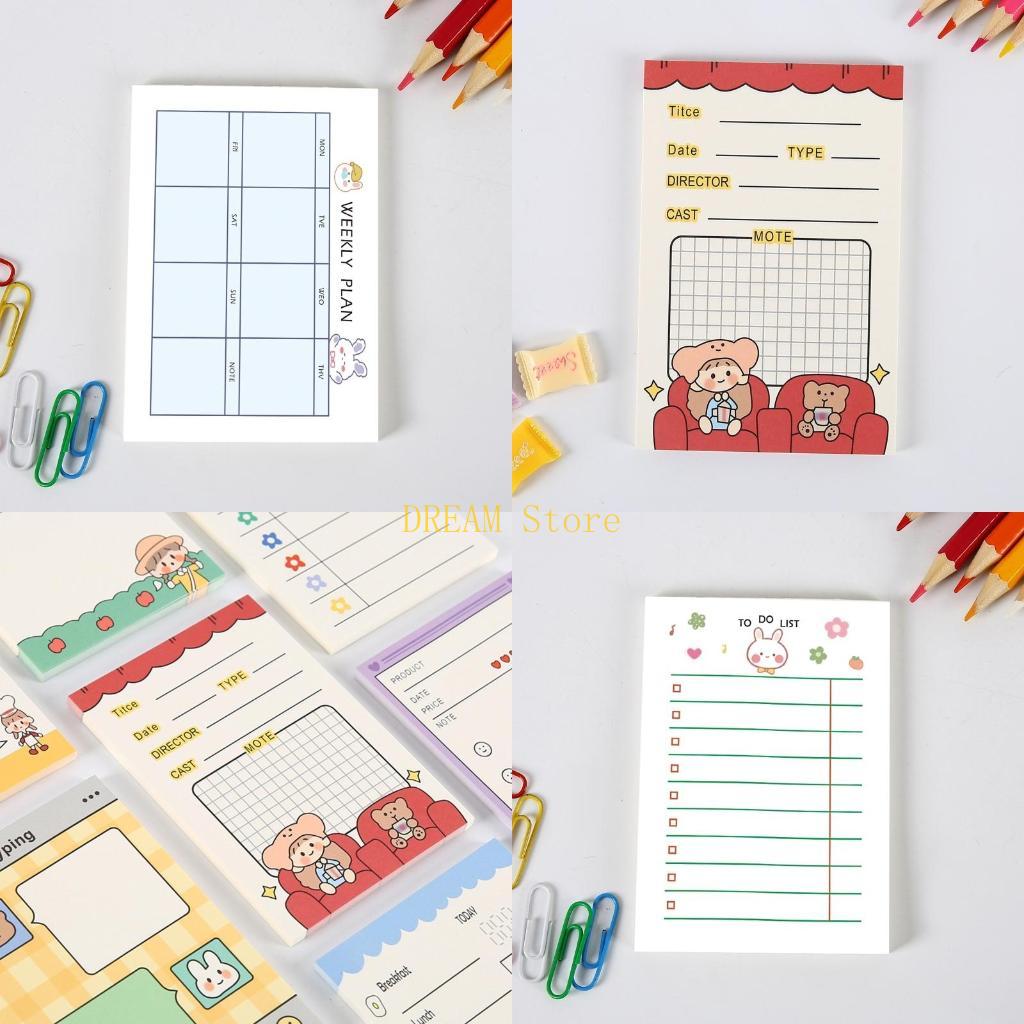 Office Stationery Supply List - Tearable Non Sticky Notes ผลไม้บัญชีมือ Memo