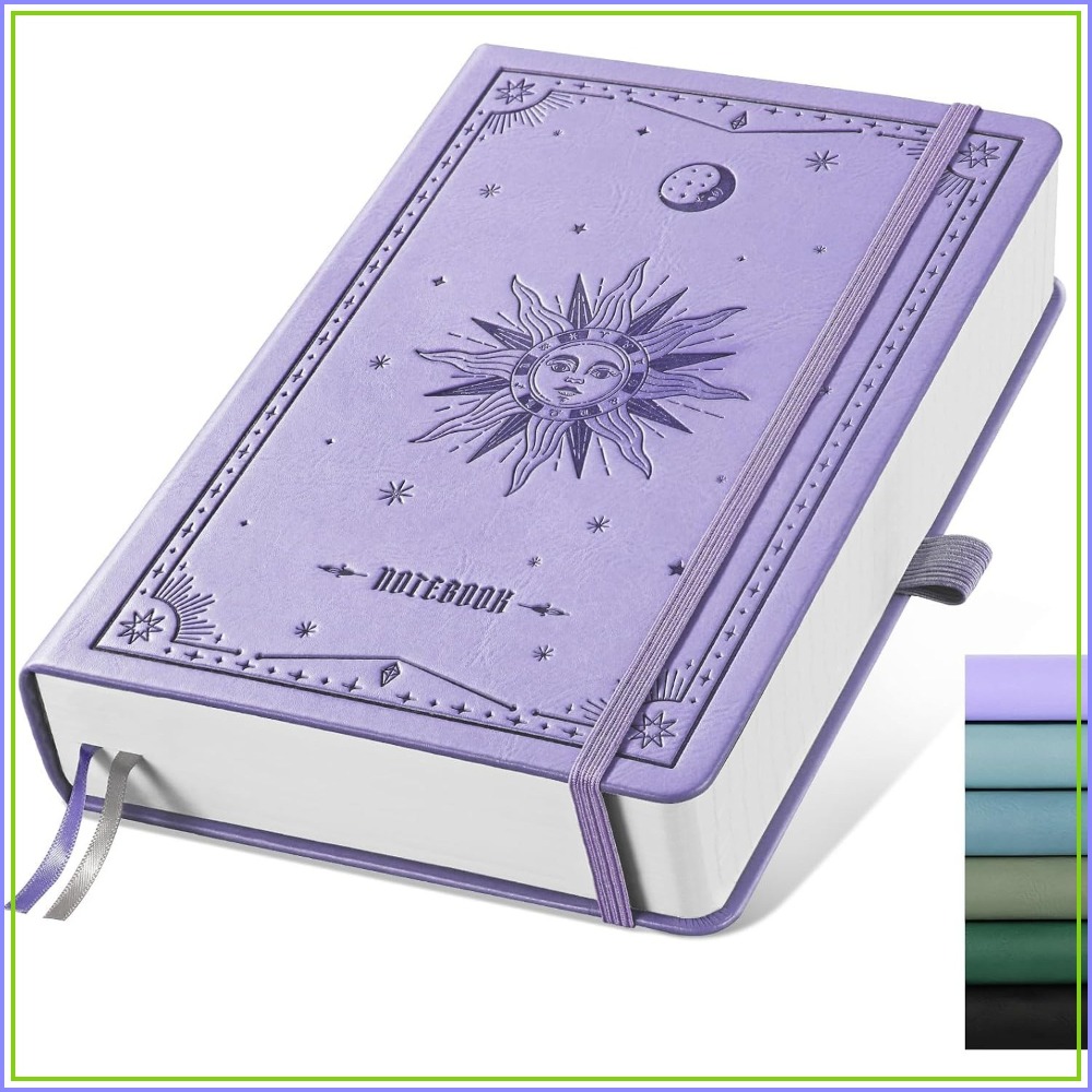 Journal Leather Hardcover - สมุดบันทึกปกแข็ง A5 - 320 หน้า, กระดาษหนา