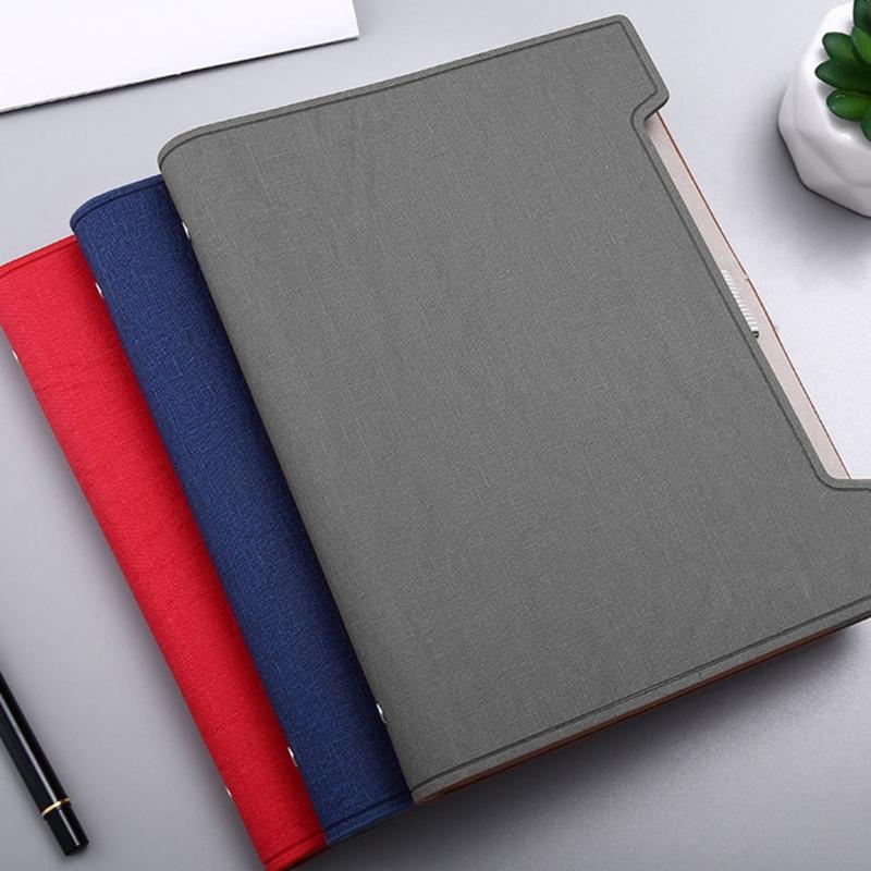 Journal Leather Hardcover - R53C สมุดปกหนังปกแข็ง 192 หน้ามีปกหนังรีฟิล 6 ห่วง