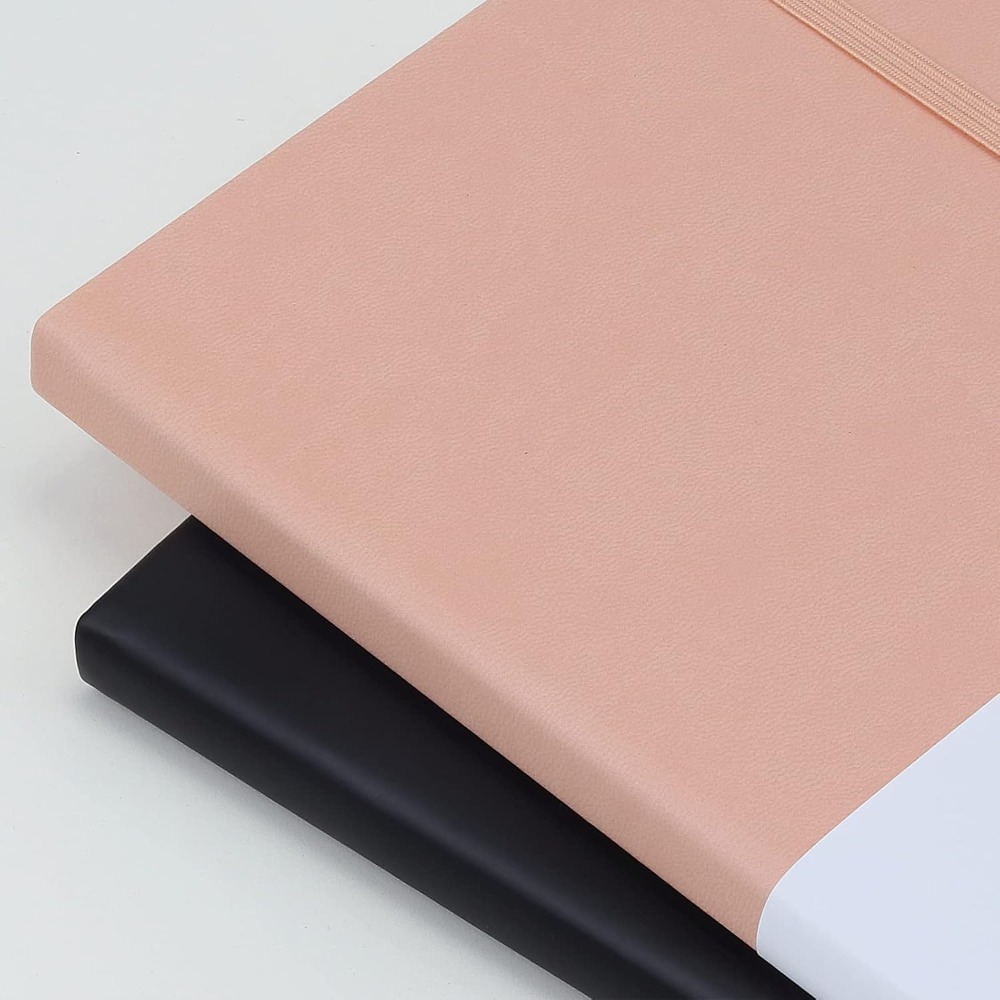 Journal Leather Hardcover - สมุดบันทึกพร้อมส่งจากสหรัฐอเมริกา กระดาษหนา 100 แกรม มีเส้นบรรทัด ปกหนังแข็ง