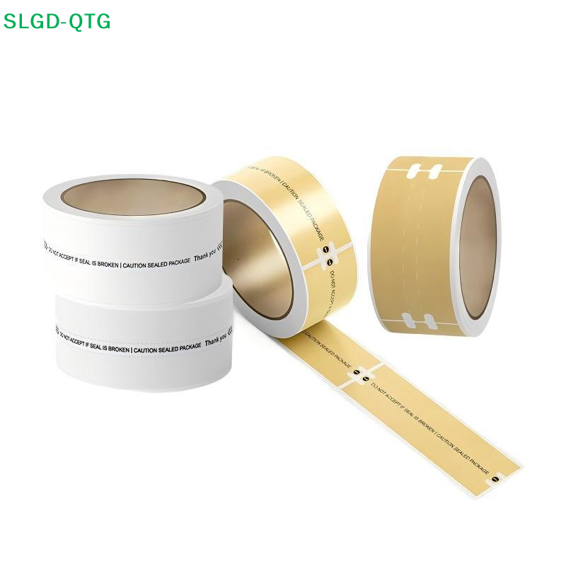 Sticker Label Roll - สติ๊กเกอร์ปิดผนึกกันการงัดแงะ 100/150 ชิ้น ฉลากความปลอดภัย เทปปิดผนึกกันการโจรกรรม สำหรับบรรจุภัณฑ์การขนส่ง