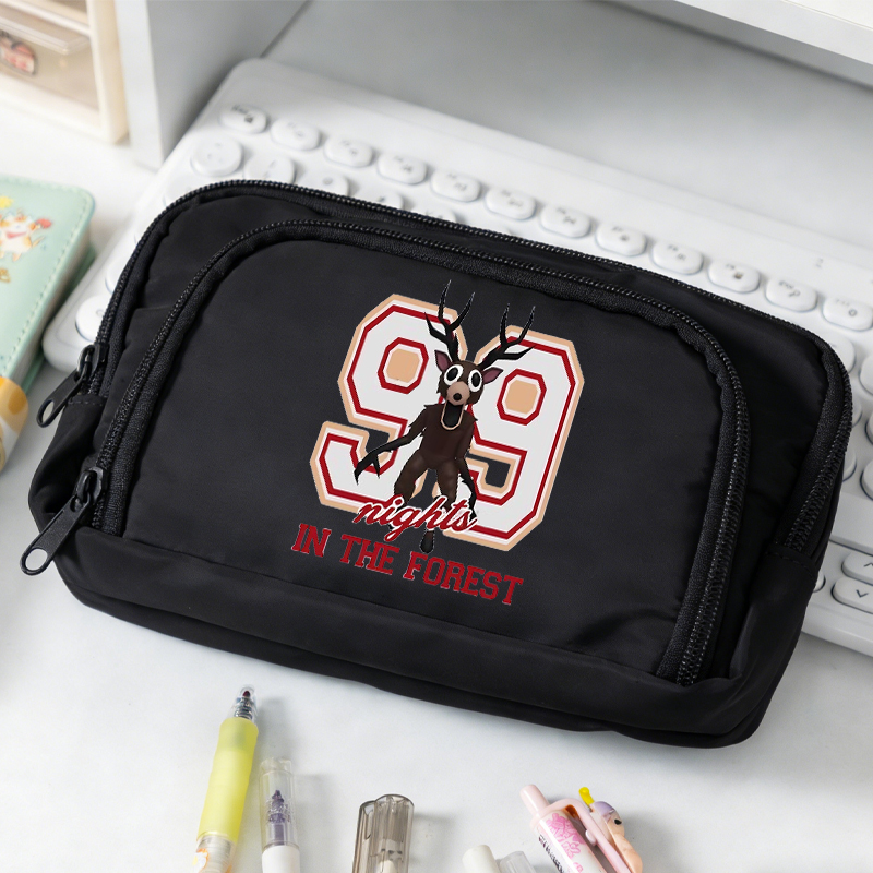 Stationery Office - 99 คืนในป่า กล่องใส่ดินสอ กระเป๋าใส่ปากกาขนาดใหญ่ ลายการ์ตูน สำหรับเด็กชายและเด็กหญิง