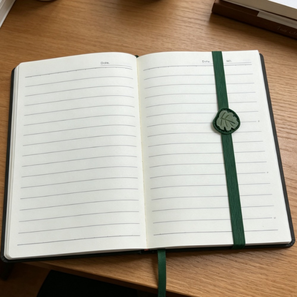 Journal Leather Hardcover - แถบยางยืดแบบวินเทจ ที่คั่นหนังสือหนัง PU ป้องกันการสูญหาย ที่คั่นหนังสืออเนกประสงค์ สมุดบันทึกปกแข็ง