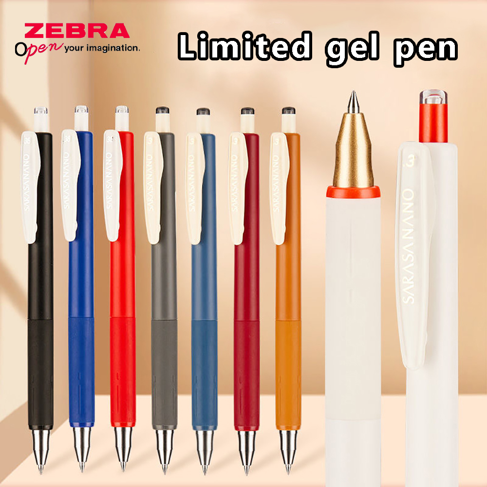 Zebra Pen Sarasa - 1pcs ZEBRA เจลปากกาอุปกรณ์สํานักงานน่ารัก Kawaii Art Supplies