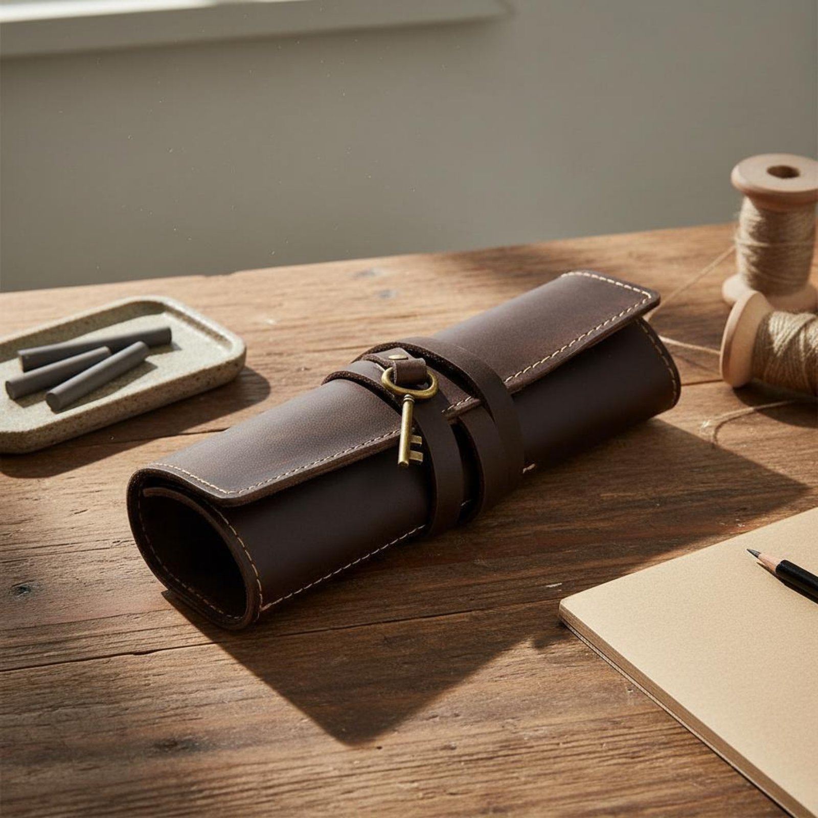 กระเป๋าใส่อุปกรณ์เขียนแบบพับได - Pen Pouch Roll บทวิจารณ์และราคา
