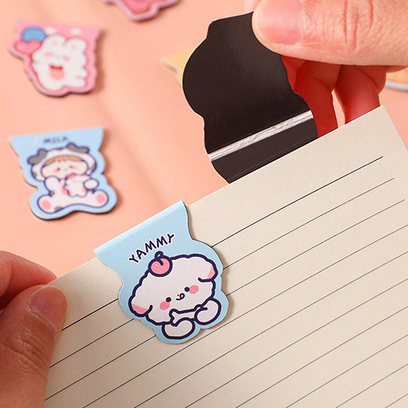 5 ชิ้นน่ารักการ์ตูนหมีแม่เหล็ก - Bookmark Magnetic Clip บทวิจารณ์และราคา