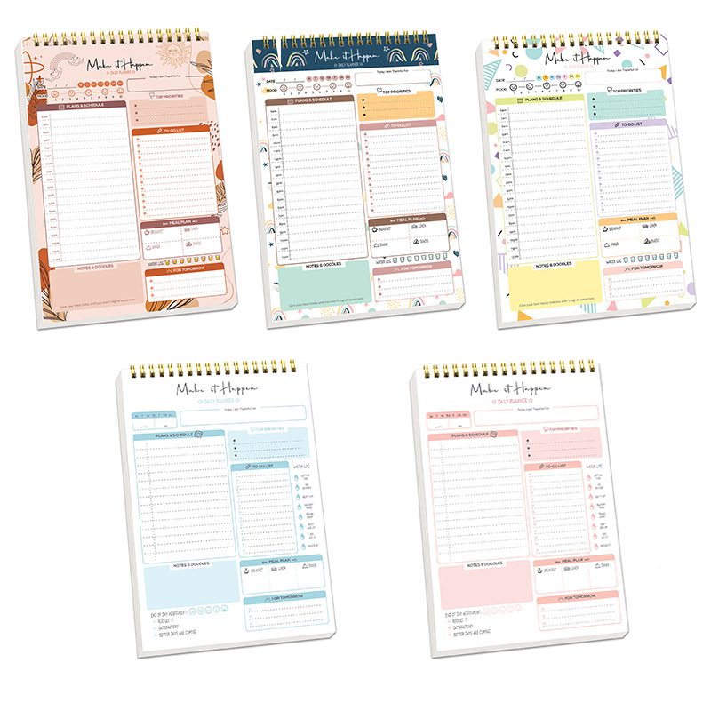 สมุดแพลนเนอร์แบบสันเกลียว A5 ส - Office Stationery Supply List บทวิจารณ์และราคา