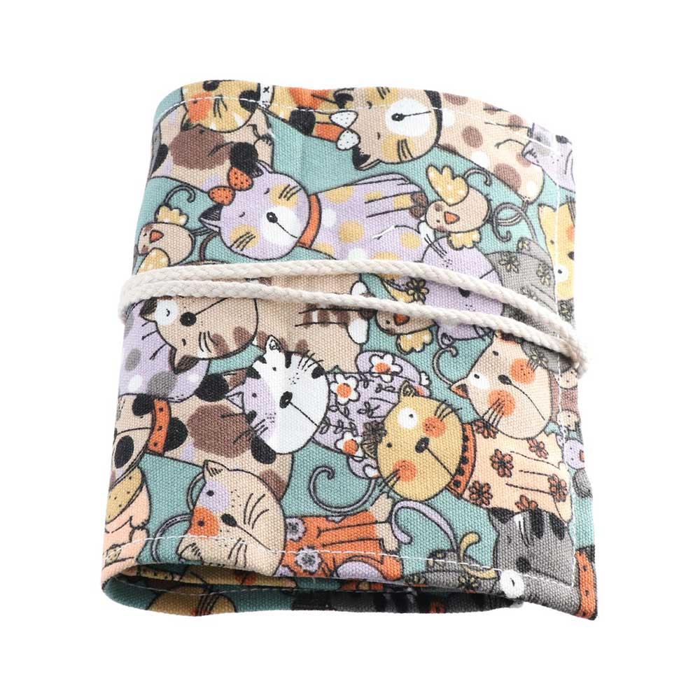 กระเป๋าใส่เครื่องเขียนลายการ์ต - Pen Pouch Roll บทวิจารณ์และราคา