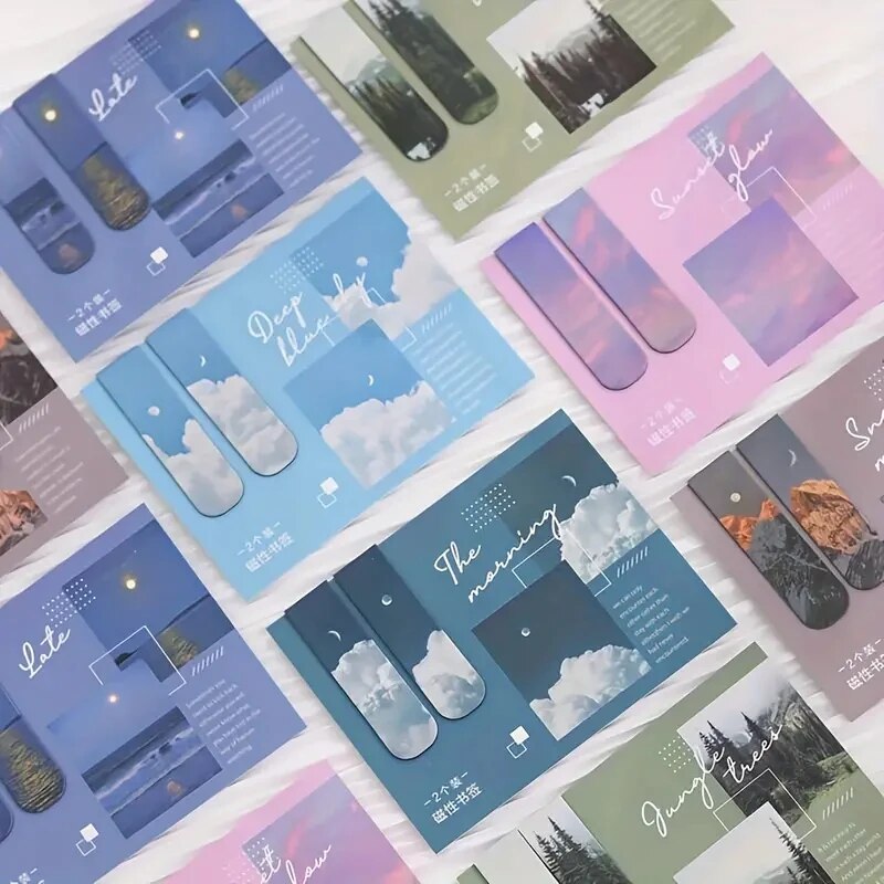 ที่คั่นหนังสือแม่เหล็กลายวิวทิ - Bookmark Magnetic Clip บทวิจารณ์และราคา