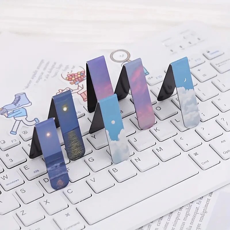 ที่คั่นหนังสือแม่เหล็กลายวิวทิ - Bookmark Magnetic Clip บทวิจารณ์และราคา