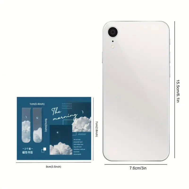 ที่คั่นหนังสือแม่เหล็กลายวิวทิ - Bookmark Magnetic Clip บทวิจารณ์และราคา