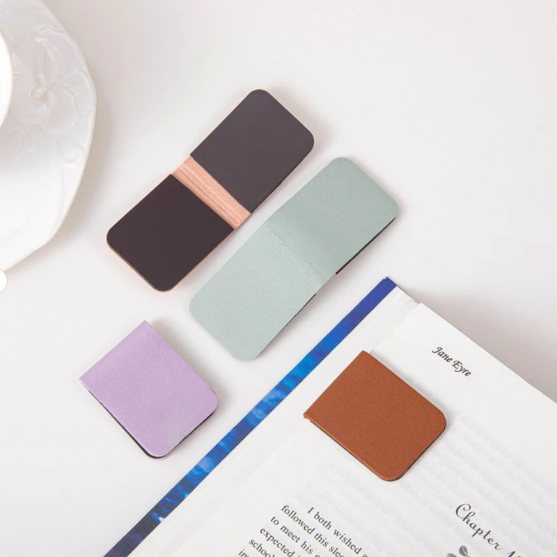 ที่คั่นหนังสือแม่เหล็กหนังพรีเ - Bookmark Magnetic Clip บทวิจารณ์และราคา