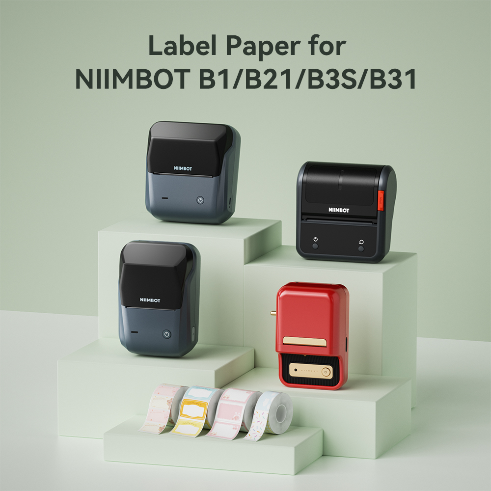 NIIMBOT ป้ายความร้อนสําหรับ B1 - Label Printer Tape บทวิจารณ์และราคา