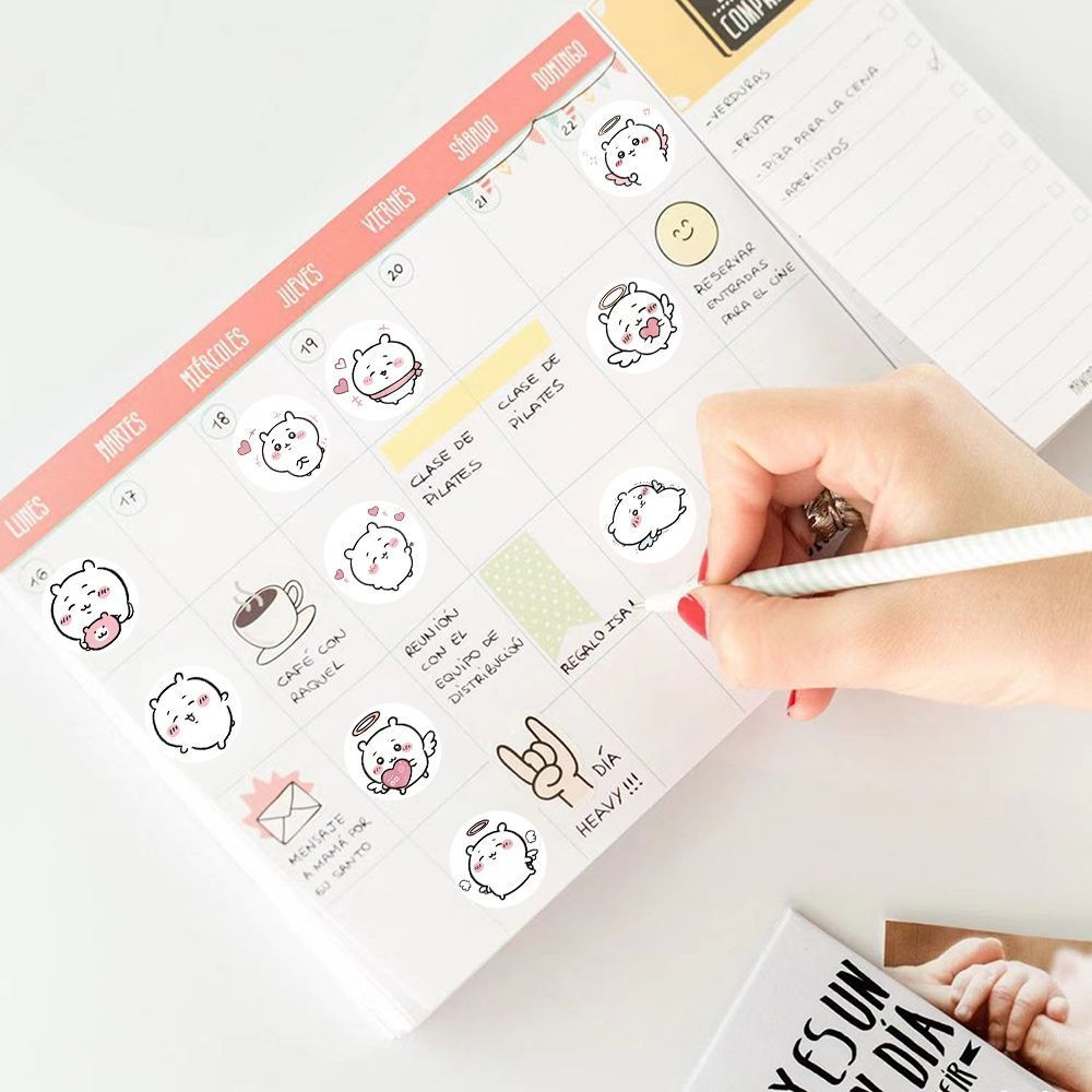 สติกเกอร์จิยิแบบม้วน 500 ชิ้น  - Sticker Label Roll บทวิจารณ์และราคา
