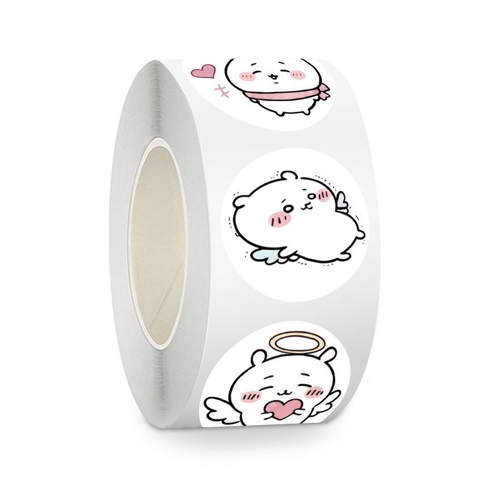 สติกเกอร์จิยิแบบม้วน 500 ชิ้น  - Sticker Label Roll บทวิจารณ์และราคา