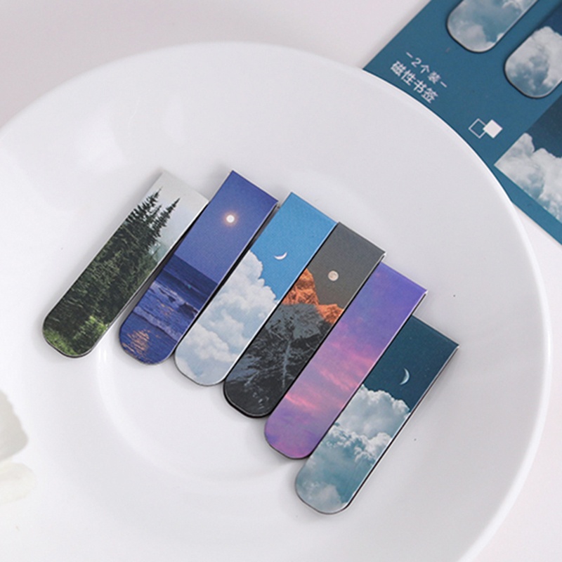 ที่คั่นหนังสือแม่เหล็ก 2 ชิ้น  - Bookmark Magnetic Clip บทวิจารณ์และราคา