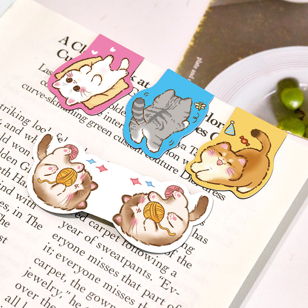 2 ชิ้น/เซ็ต ที่คั่นหนังสือแม่เ - Bookmark Magnetic Clip บทวิจารณ์และราคา