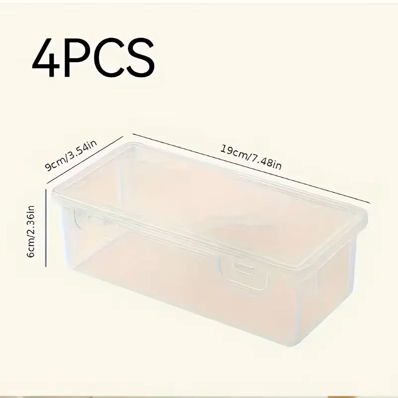 กล่องเก็บของ PP ใสขนาดใหญ่ 4 ใ - Stationery Office Supply Store บทวิจารณ์และราคา