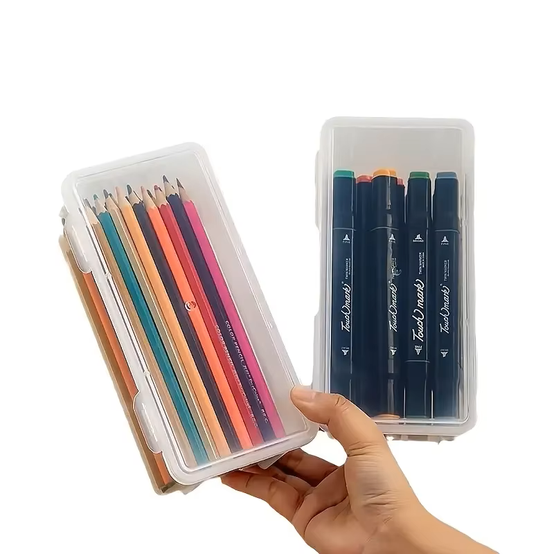 กล่องเก็บของ PP ใสขนาดใหญ่ 4 ใ - Stationery Office Supply Store บทวิจารณ์และราคา