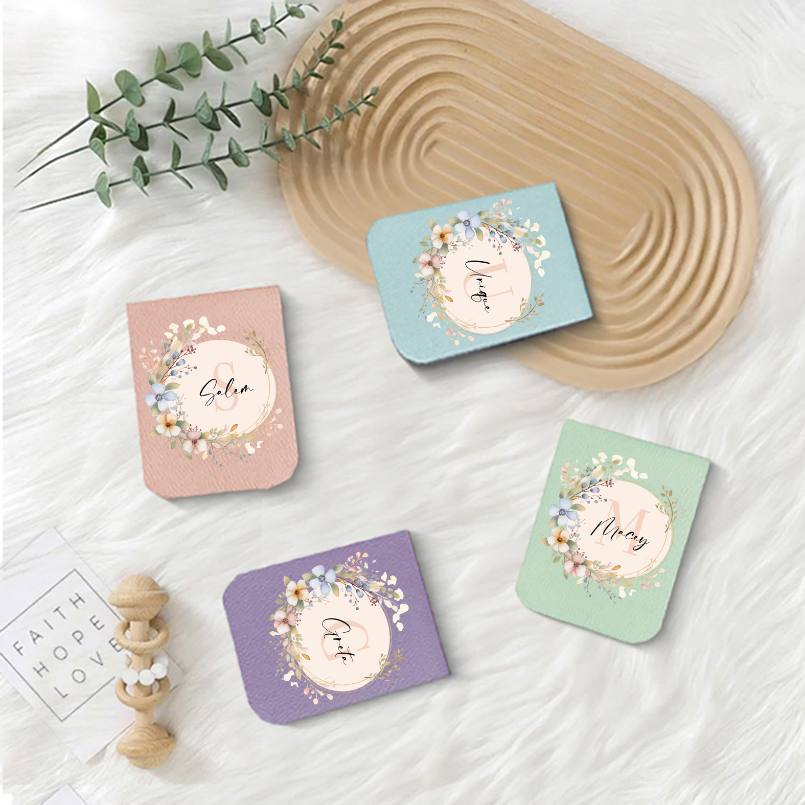 ที่คั่นหนังสือหนังแท้ 1 ชิ้น พ - Bookmark Magnetic Clip บทวิจารณ์และราคา