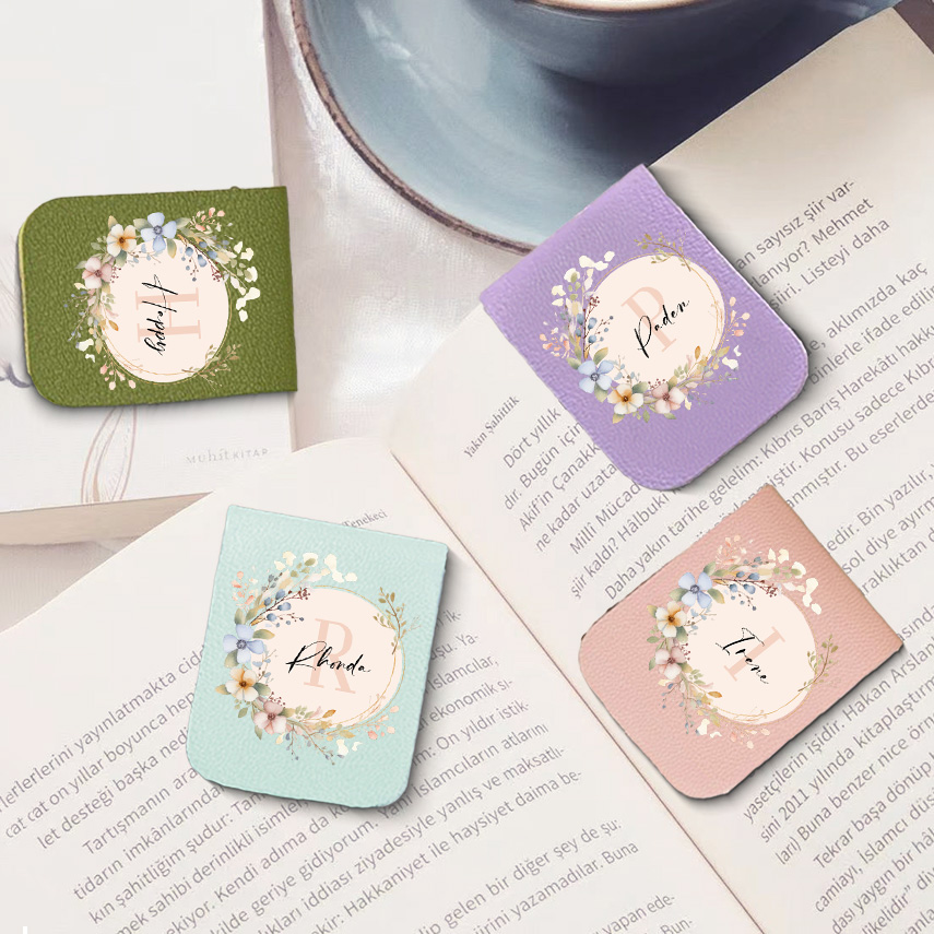 ที่คั่นหนังสือหนังแท้ 1 ชิ้น พ - Bookmark Magnetic Clip บทวิจารณ์และราคา