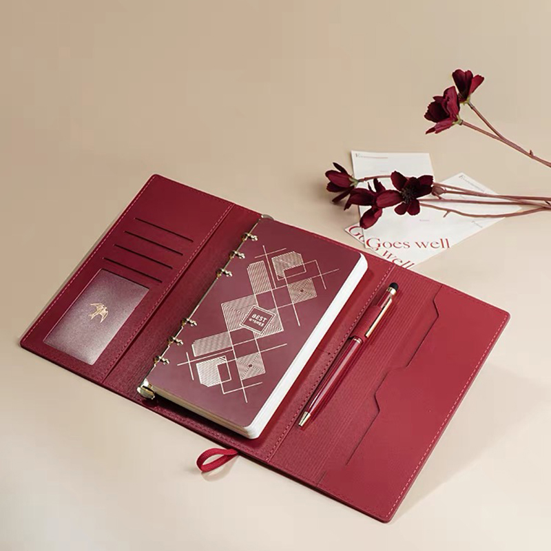 A6สมุดบันทึกปกแข็งหนัง PU ใบหล - Journal Leather Hardcover บทวิจารณ์และราคา