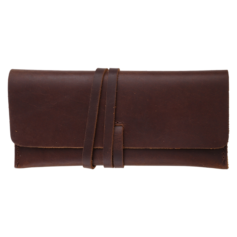 Handmade Cowhideกระเป๋าหนังRet - Pen Pouch Roll บทวิจารณ์และราคา