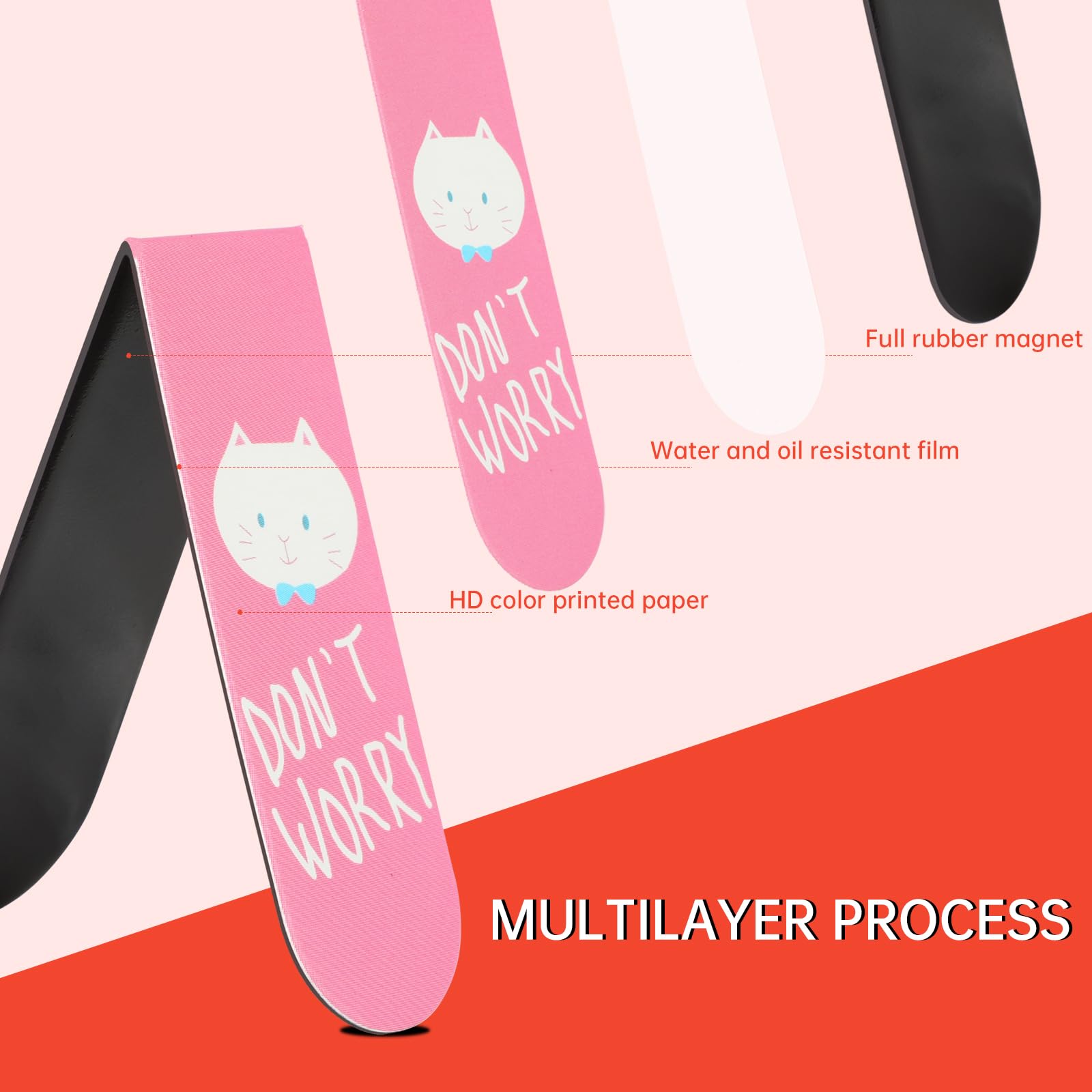 18 pcs/30 pcs บุ๊คมาร์คแม่เหล็ - Bookmark Magnetic Clip บทวิจารณ์และราคา