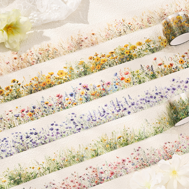 30mm * 2m Creative พืชและดอกไม - Label Printer Tape บทวิจารณ์และราคา