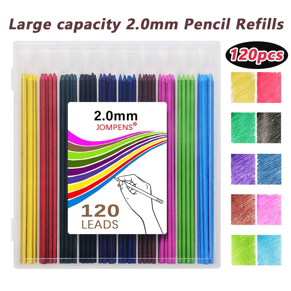 ไส้ดินสอขนาด 2.0 มม. 120 ชิ้น  - Mechanical Pencil Lead บทวิจารณ์และราคา