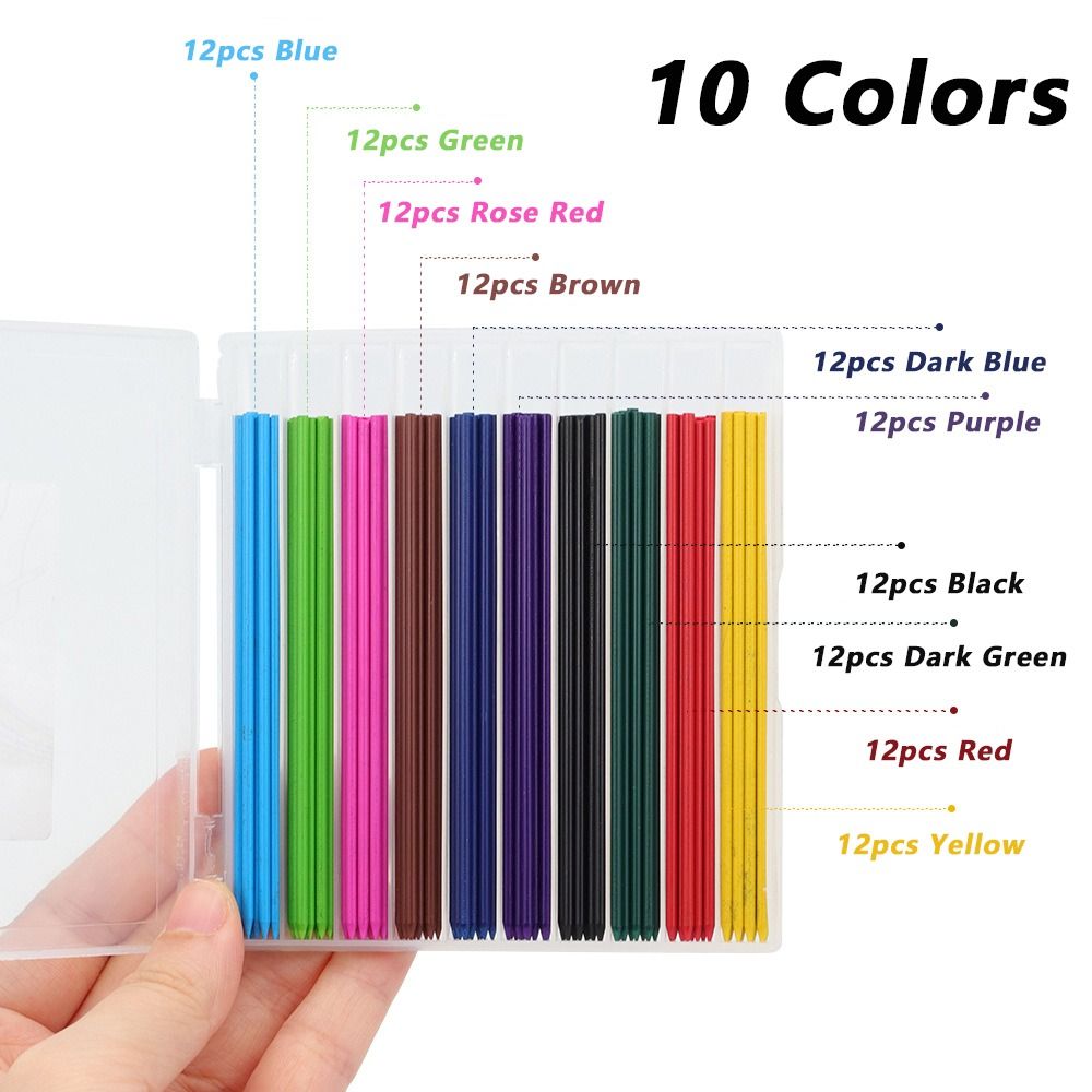 ไส้ดินสอขนาด 2.0 มม. 120 ชิ้น  - Mechanical Pencil Lead บทวิจารณ์และราคา