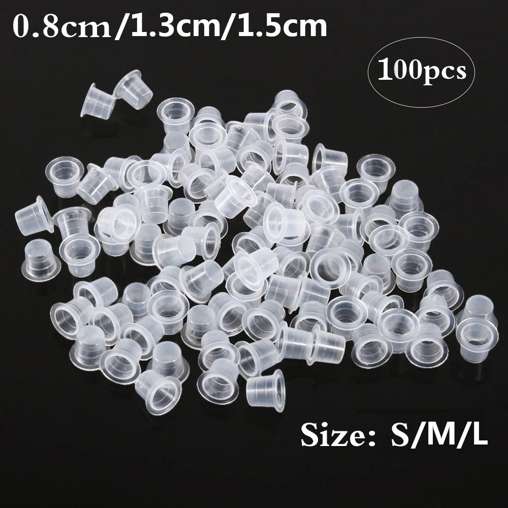 100 ชิ้น Tattoo พลาสติก Tattoo - Calligraphy Ink Bottle บทวิจารณ์และราคา