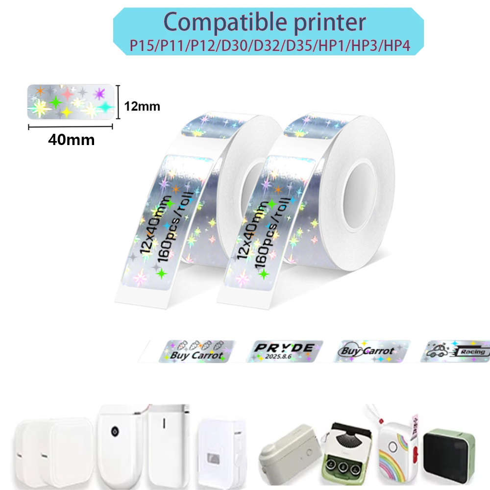 เทปเครื่องพิมพ์ฉลาก P15 แบบพกพ - Label Printer Tape บทวิจารณ์และราคา