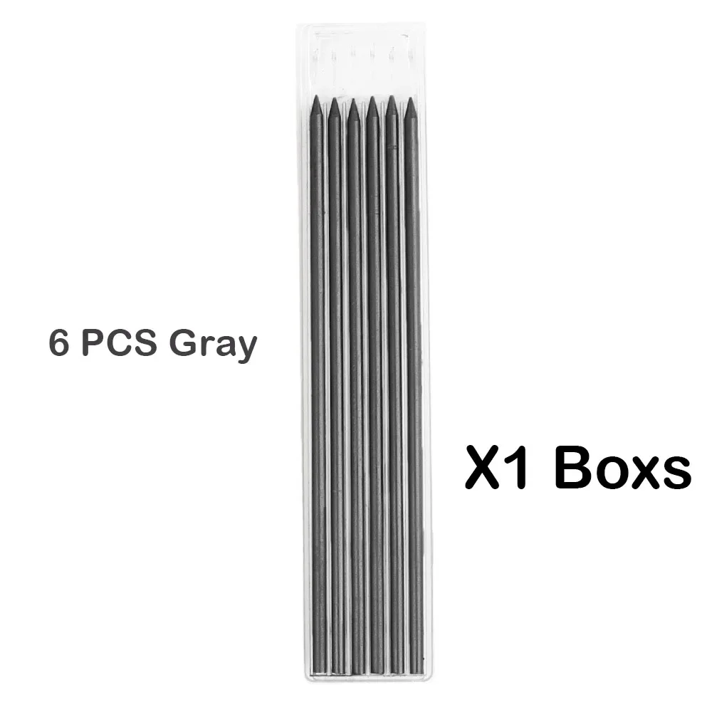6/12ชิ้นสำหรับดินสองานไม้ขนาด2 - Mechanical Pencil Lead บทวิจารณ์และราคา