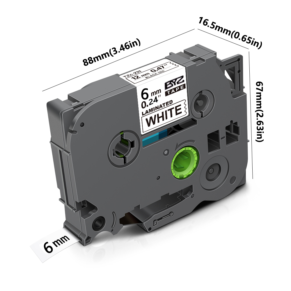 1 แพ็ค TZe211 Ptouch 6 มม./0.2 - Label Printer Tape บทวิจารณ์และราคา