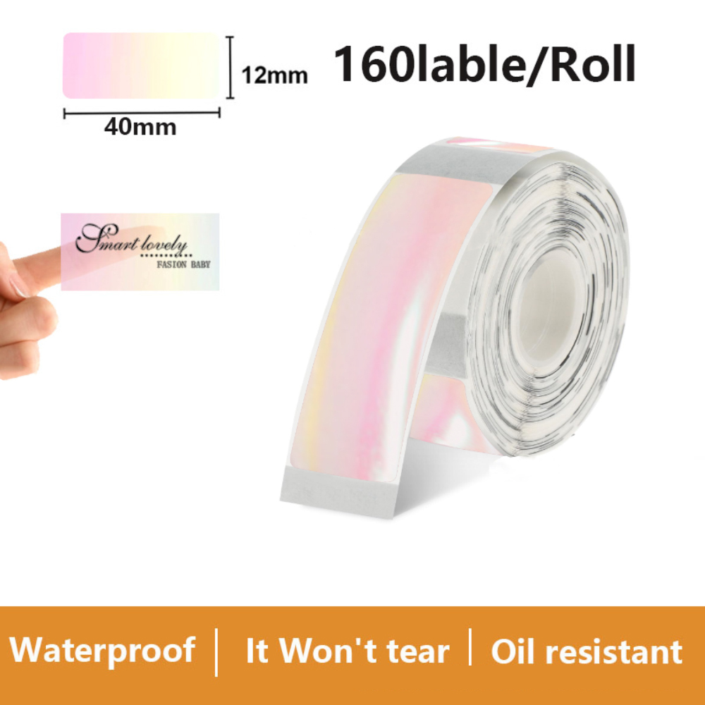 โปร่งใสป้ายสติกเกอร์ 12*40 มม. - Label Printer Tape บทวิจารณ์และราคา
