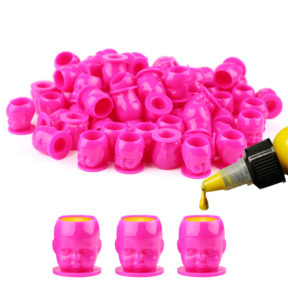 50 ชิ้นพลาสติกทิ้งถ้วยหมึกสักต - Calligraphy Ink Bottle บทวิจารณ์และราคา