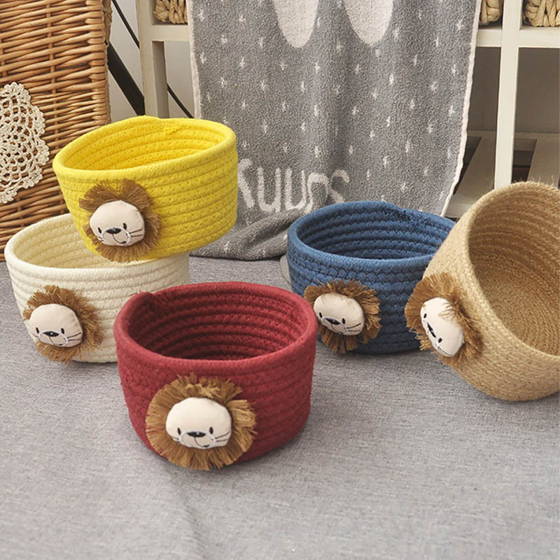 ตะกร้าเก็บของลายการ์ตูนรูปสิงโ - Lion Stationery & Office Supply(Kunshan)Co.Ltd บทวิจารณ์และราคา
