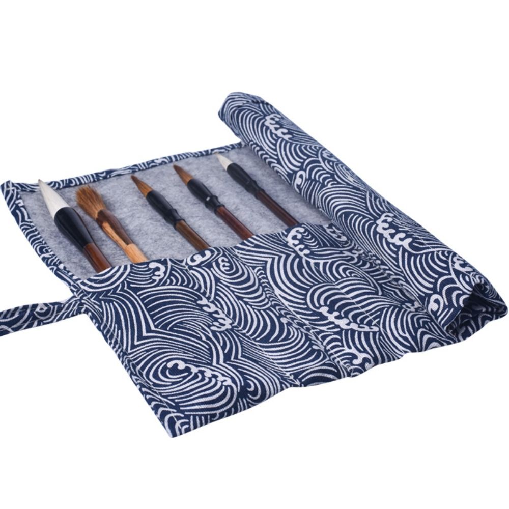 ม่านม้วนสไตล์จีนสำหรับเก็บปากก - Pen Pouch Roll บทวิจารณ์และราคา