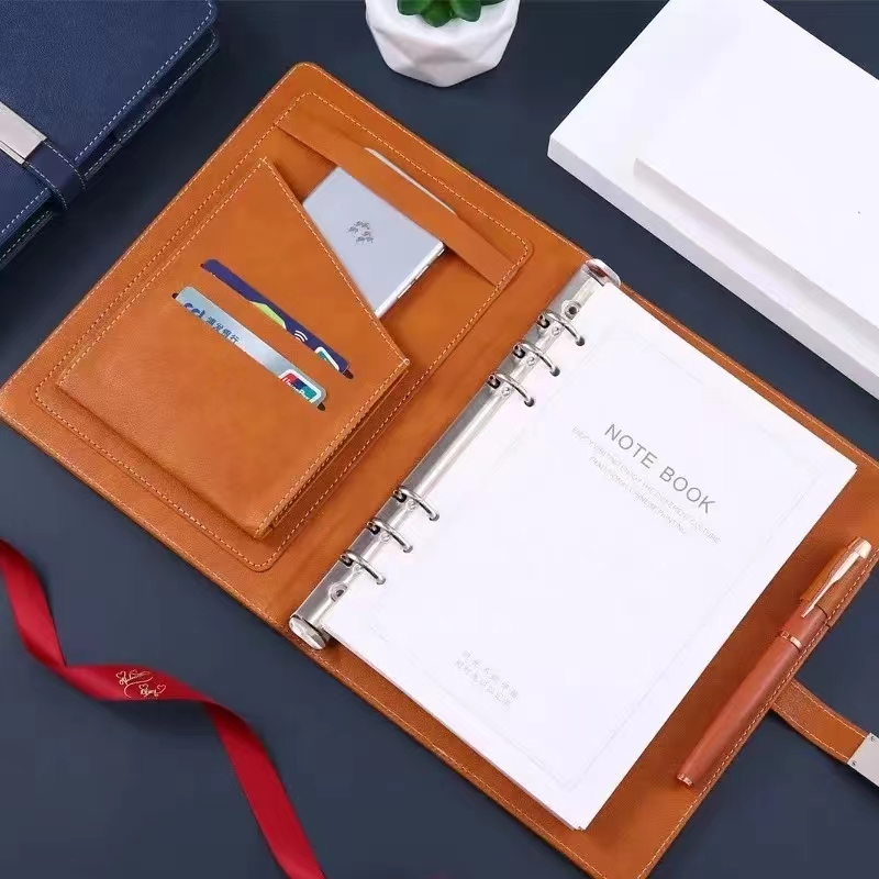 สมุดบันทึกปกหนัง A5 พร้อมช่องใ - Journal Leather Hardcover บทวิจารณ์และราคา