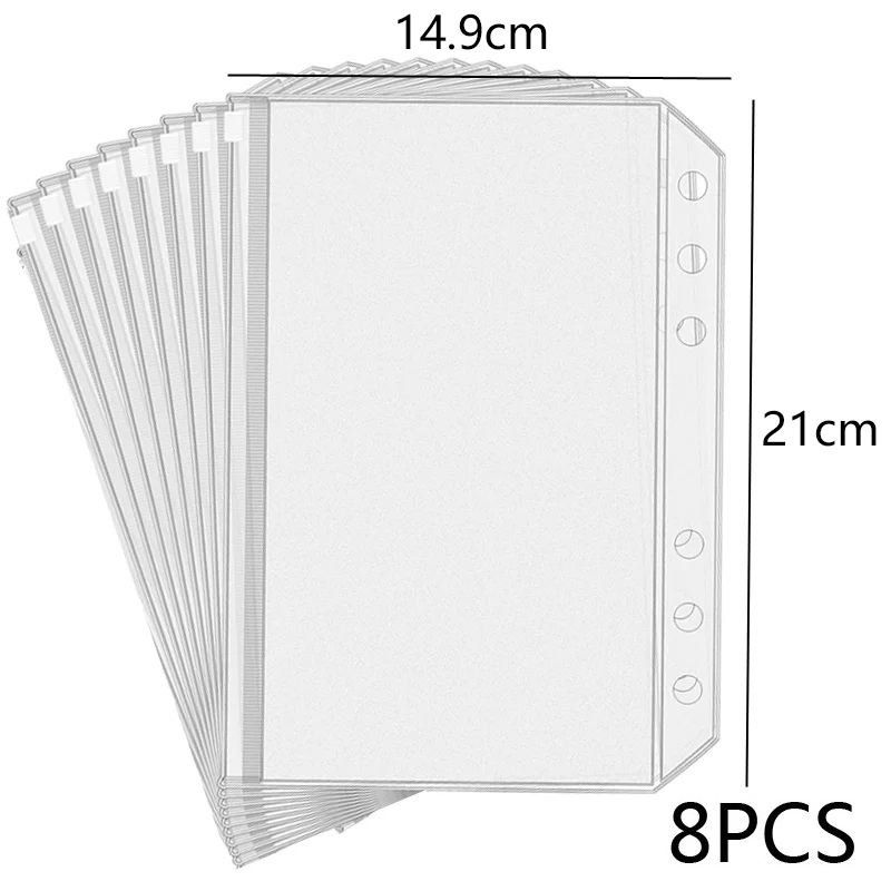 ซองใส่เงิน PVC แบบใหม่ 8 ชิ้น  - Portfolio Folder Zip บทวิจารณ์และราคา