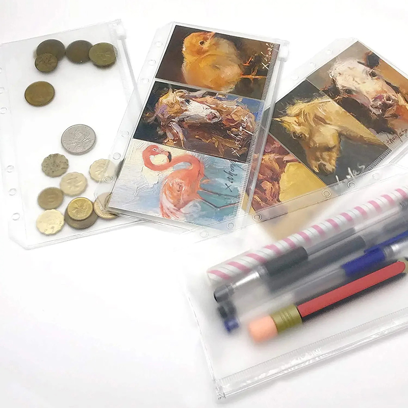 ซองใส่เงิน PVC แบบใหม่ 8 ชิ้น  - Portfolio Folder Zip บทวิจารณ์และราคา
