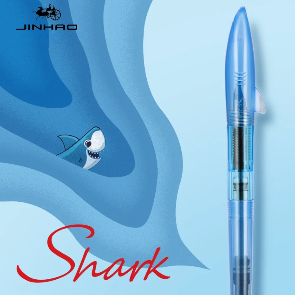 Jinhao น่ารัก Shark Fountain ป - Stationery Supply Business บทวิจารณ์และราคา