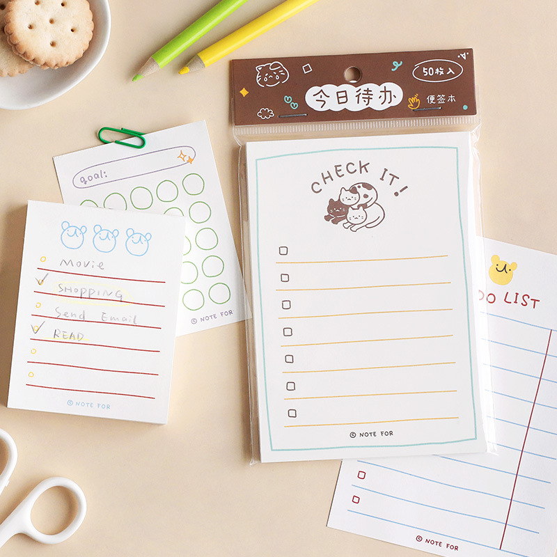 100 แผ่น/50 แผ่น สมุดบันทึกน่า - Office Stationery Supply List บทวิจารณ์และราคา