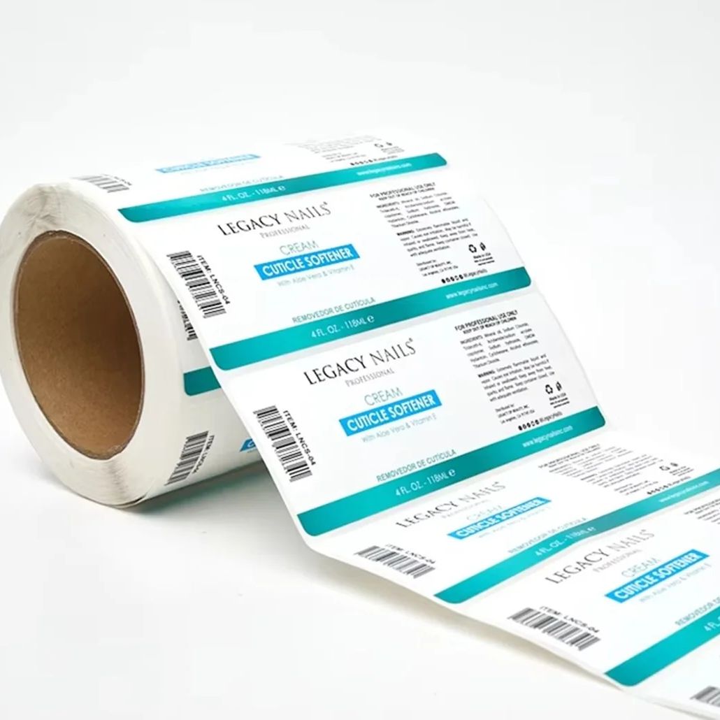 สติกเกอร์ไวนิลกันน้ำแบบกำหนดเอ - Sticker Label Roll บทวิจารณ์และราคา