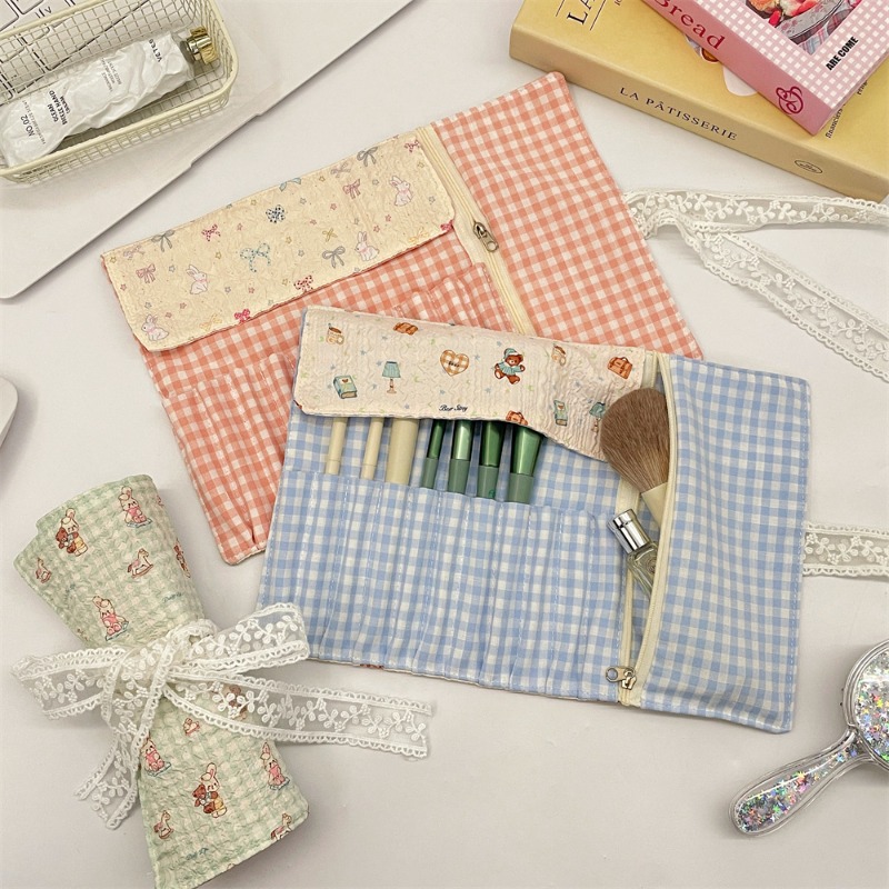 กระเป๋าใส่ดินสอแบบม้วนลายน่ารั - Pen Pouch Roll บทวิจารณ์และราคา