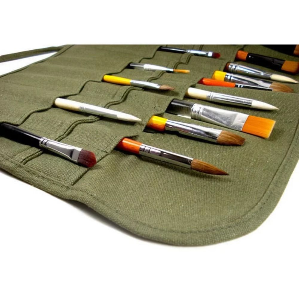 กระเป๋าเก็บแปรงทาสี 30 ช่อง แบ - Pen Pouch Roll บทวิจารณ์และราคา
