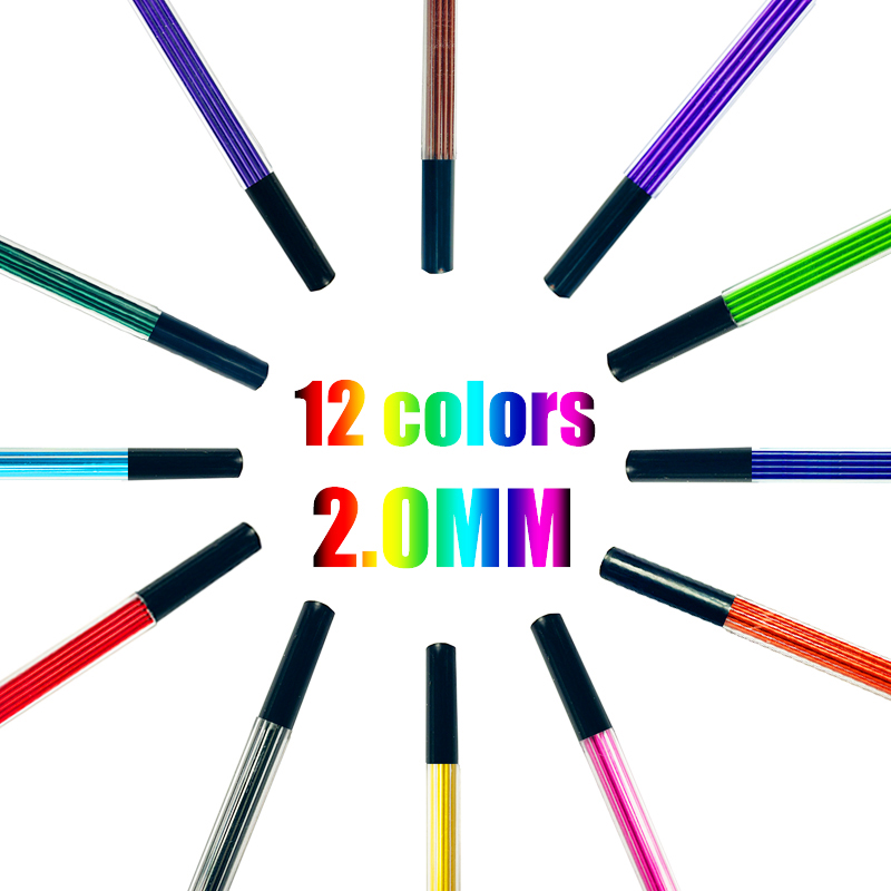 12 สี 2.0 มม.HB เปลี่ยนได้สําห - Mechanical Pencil Lead บทวิจารณ์และราคา