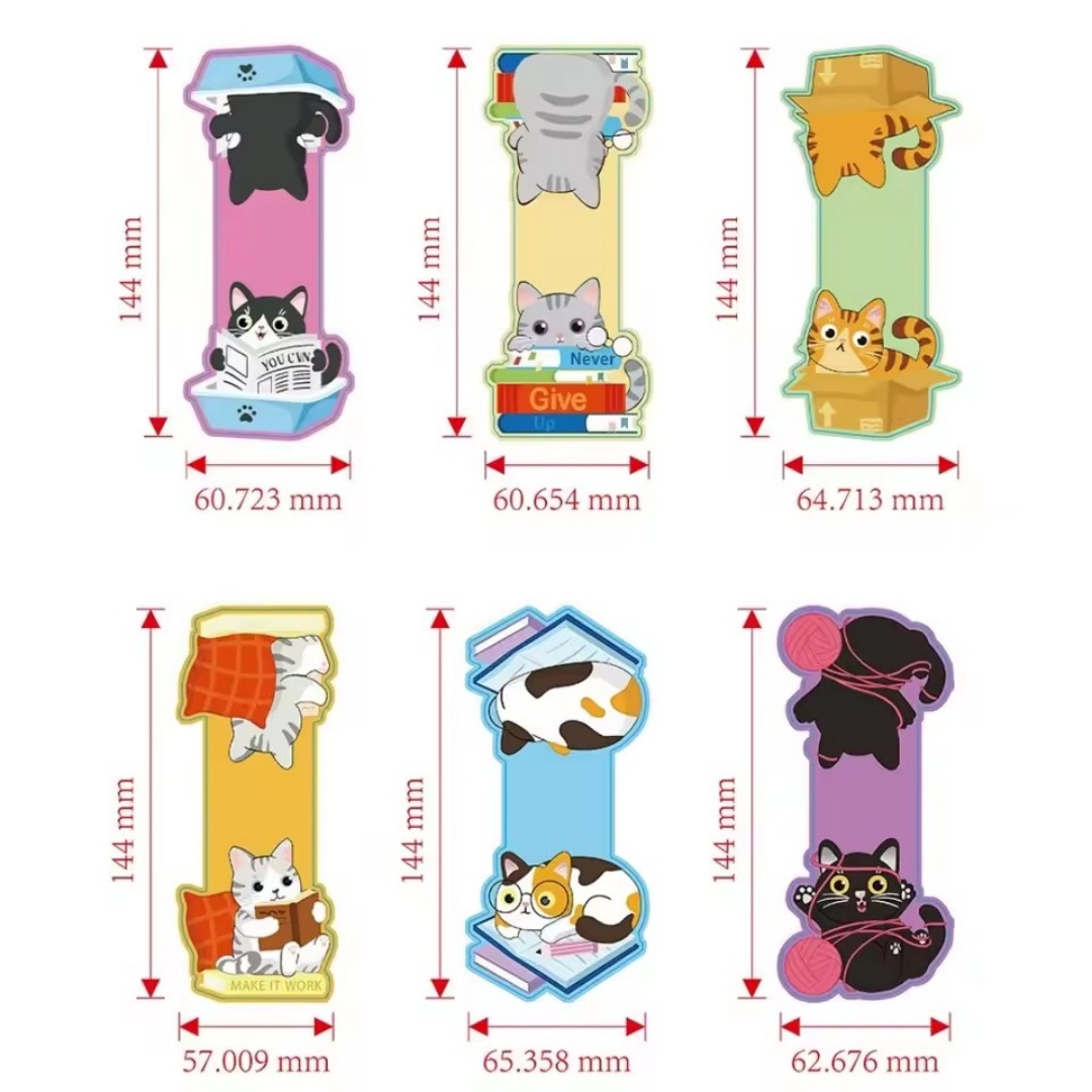 ที่คั่นหนังสือแม่เหล็ก ลายแมวส - Bookmark Magnetic Clip บทวิจารณ์และราคา